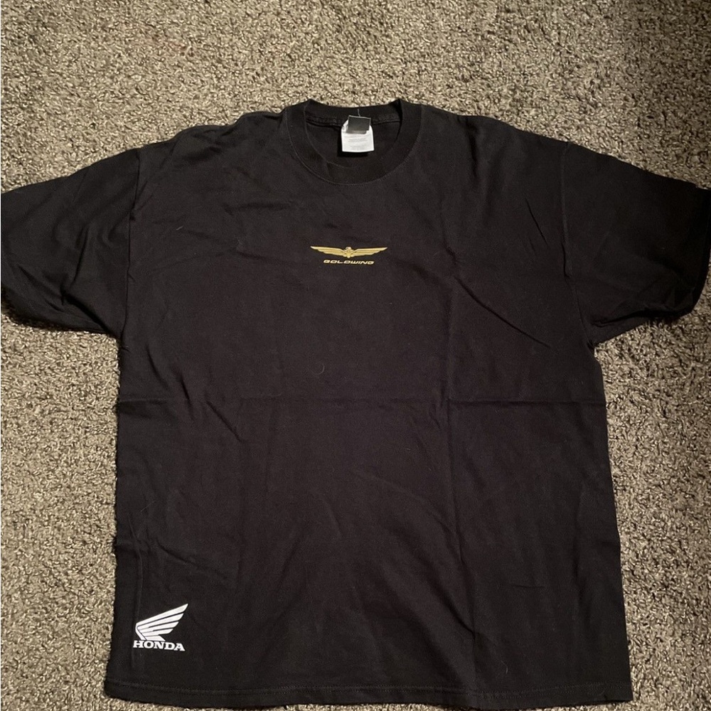 Vintage America Black Short Sleeve Tee with Logo